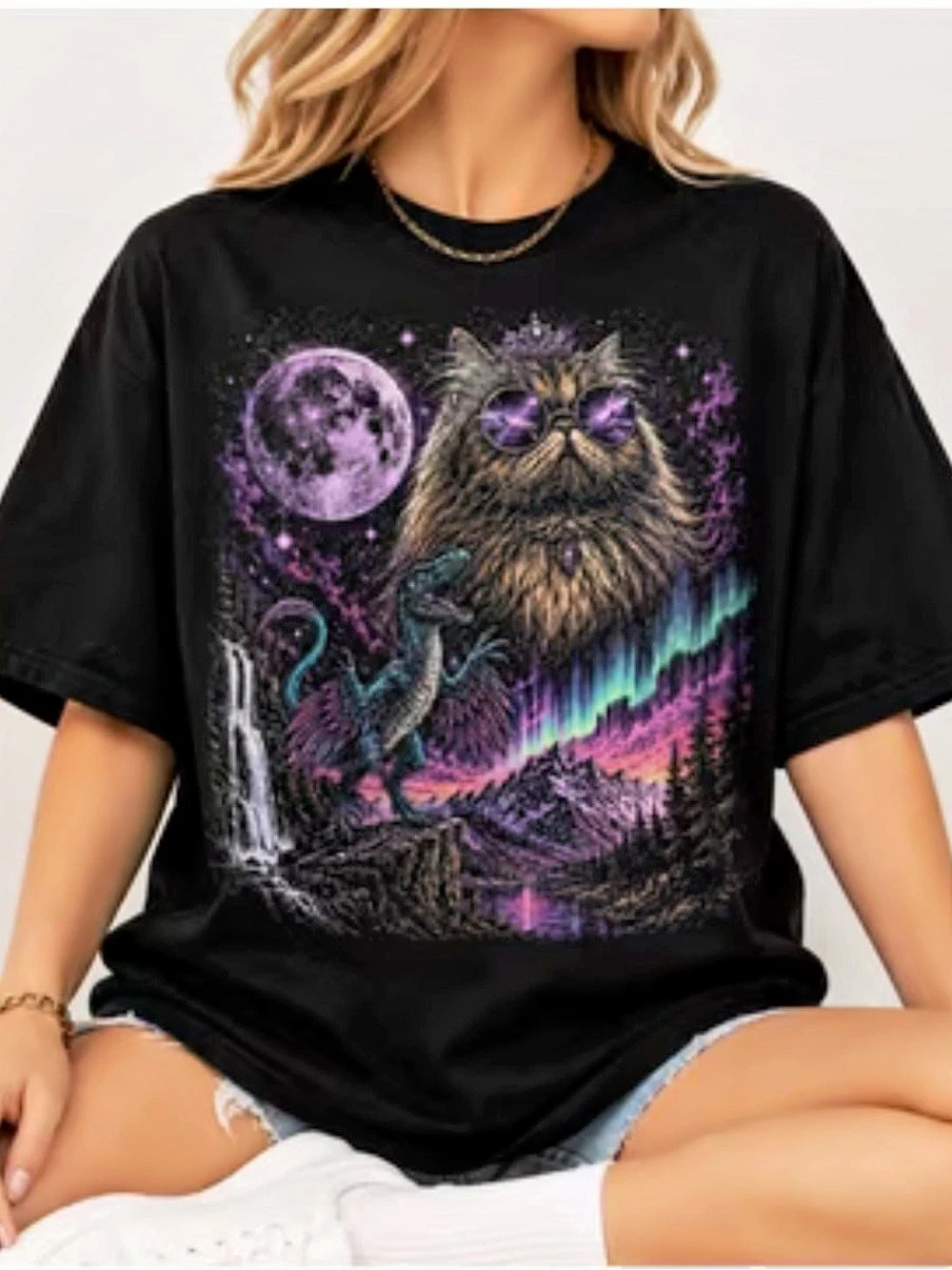 Princess Donut and Mongo Shirt | Dungeon Crawler Carl Shirt | Retro Comic T-Shir